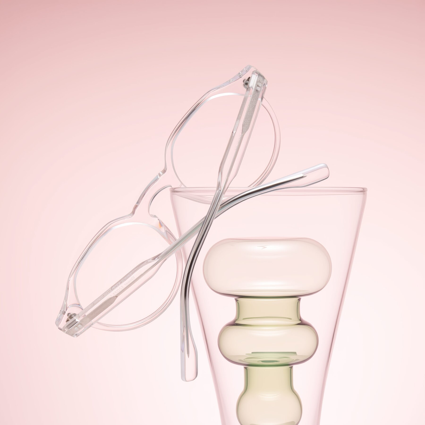 Lifestyle photography #2 of Vaswat in Clear with Clear Eyeglass Lenses