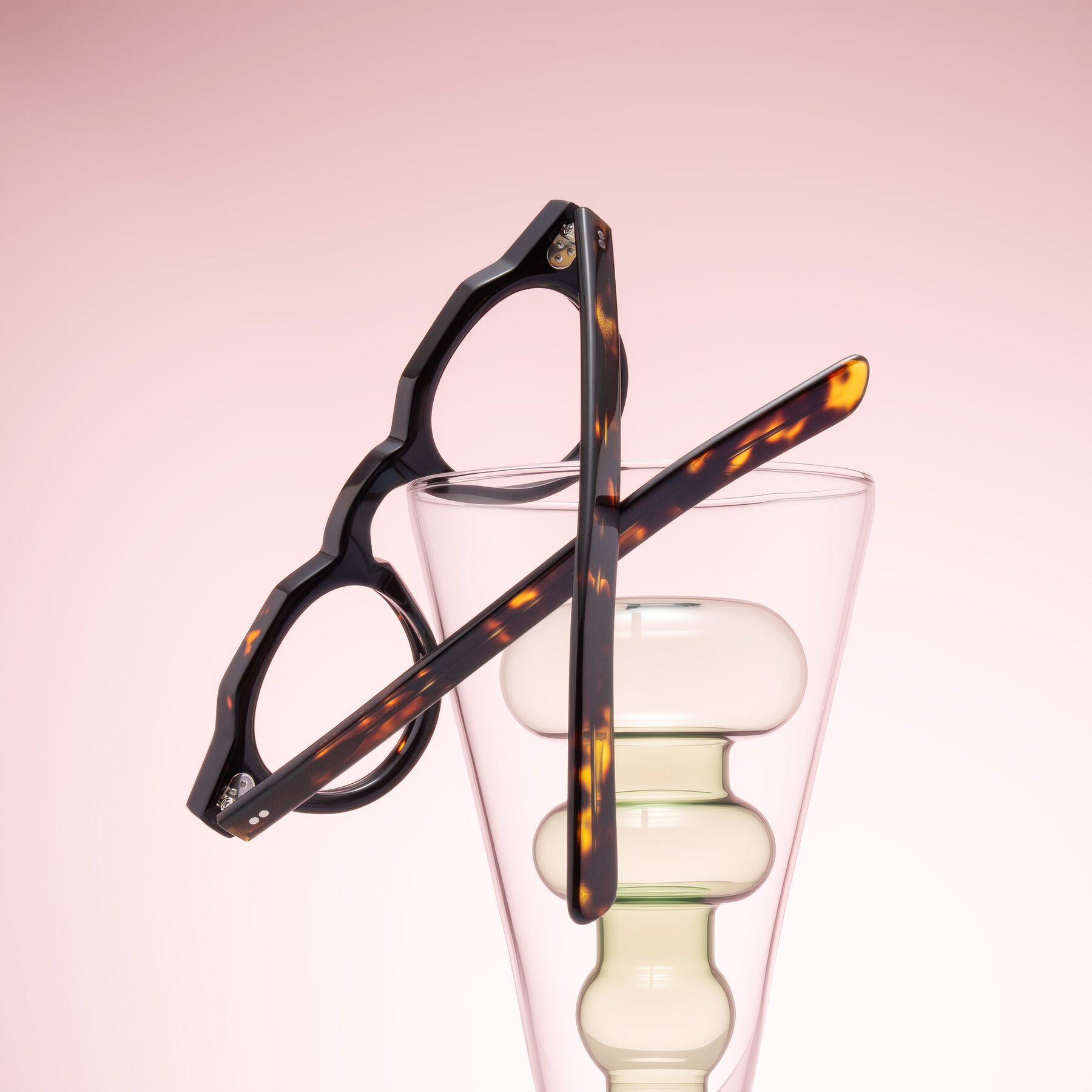 Lifestyle photography #2 of Awint in Dark Tortoise with Clear Eyeglass Lenses