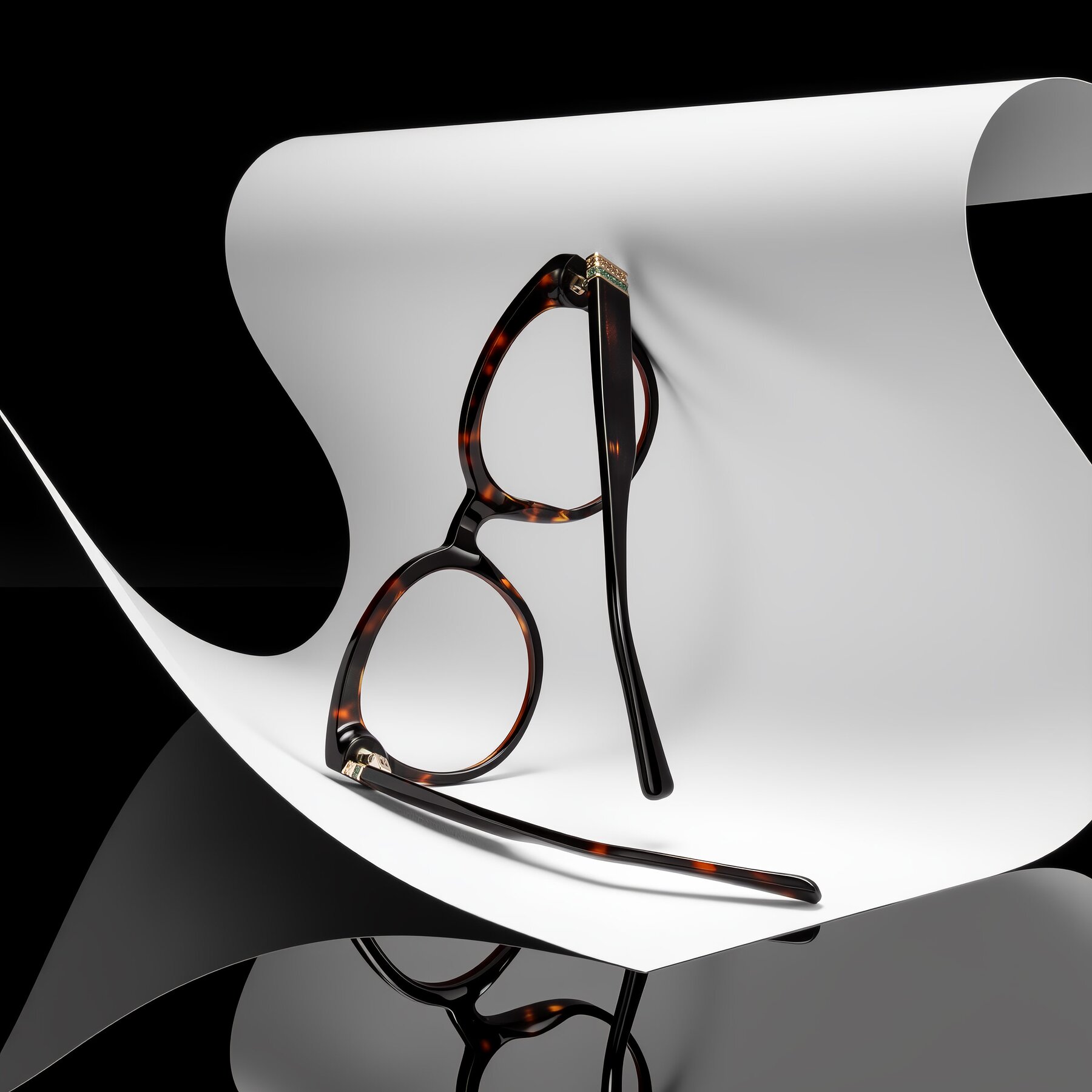 Lifestyle photography #2 of Zipa in Tortoise with Clear Eyeglass Lenses