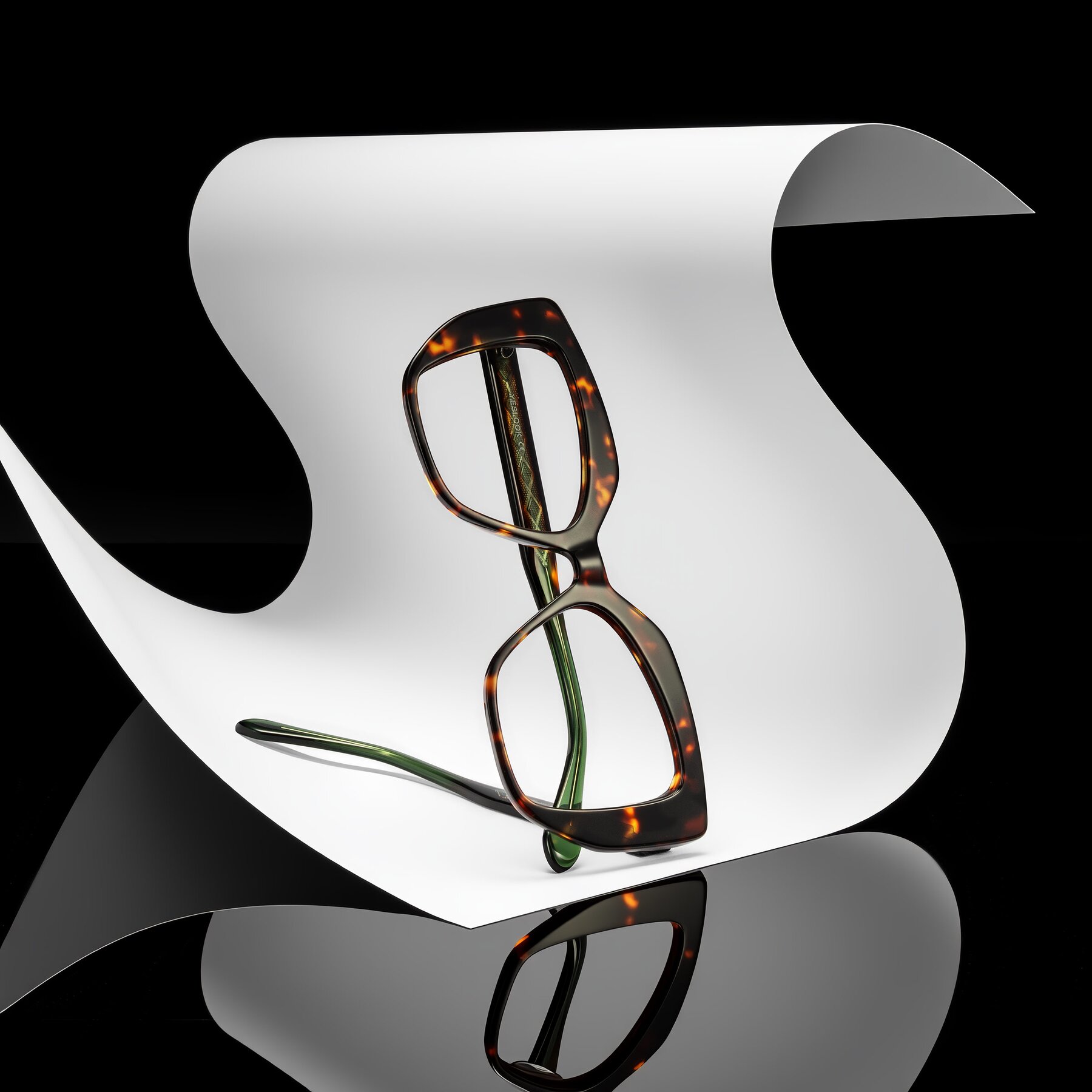 Women's lifestyle photography #1 of Arctic in Tortoise with Clear Eyeglass Lenses