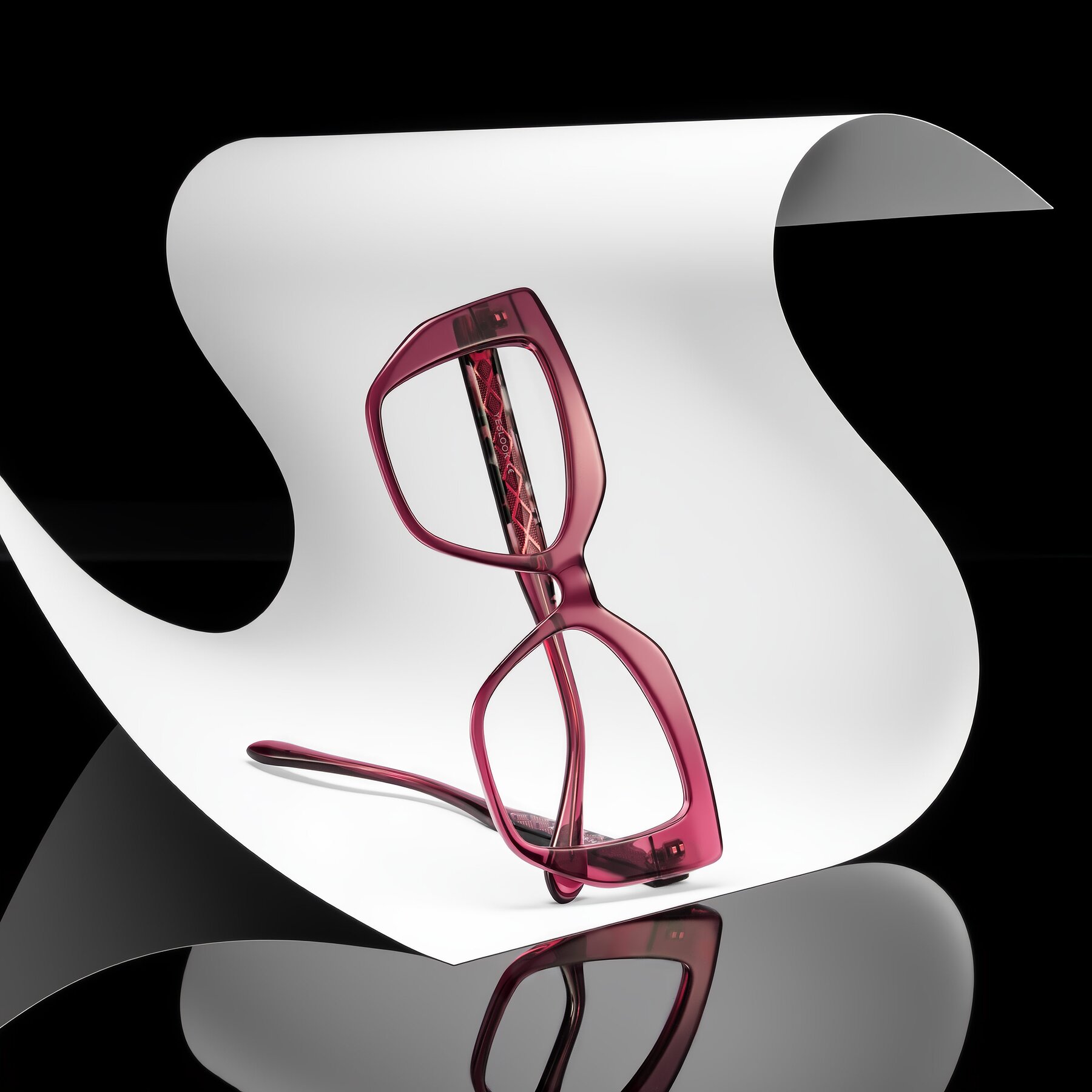 Women's lifestyle photography #2 of Arctic in Violet with Clear Eyeglass Lenses