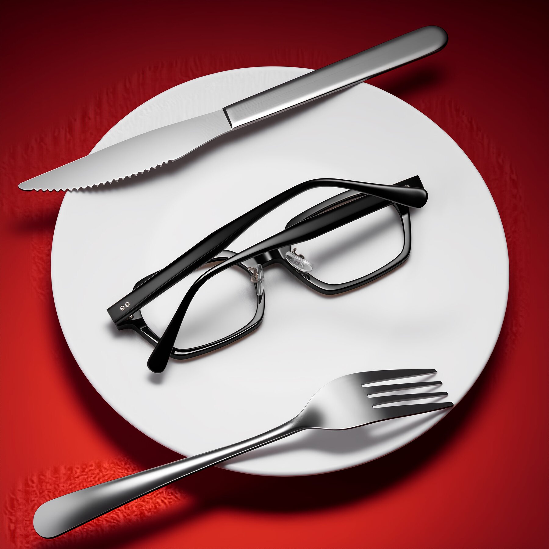 Lifestyle photography #1 of Hicles in Black with Clear Reading Eyeglass Lenses