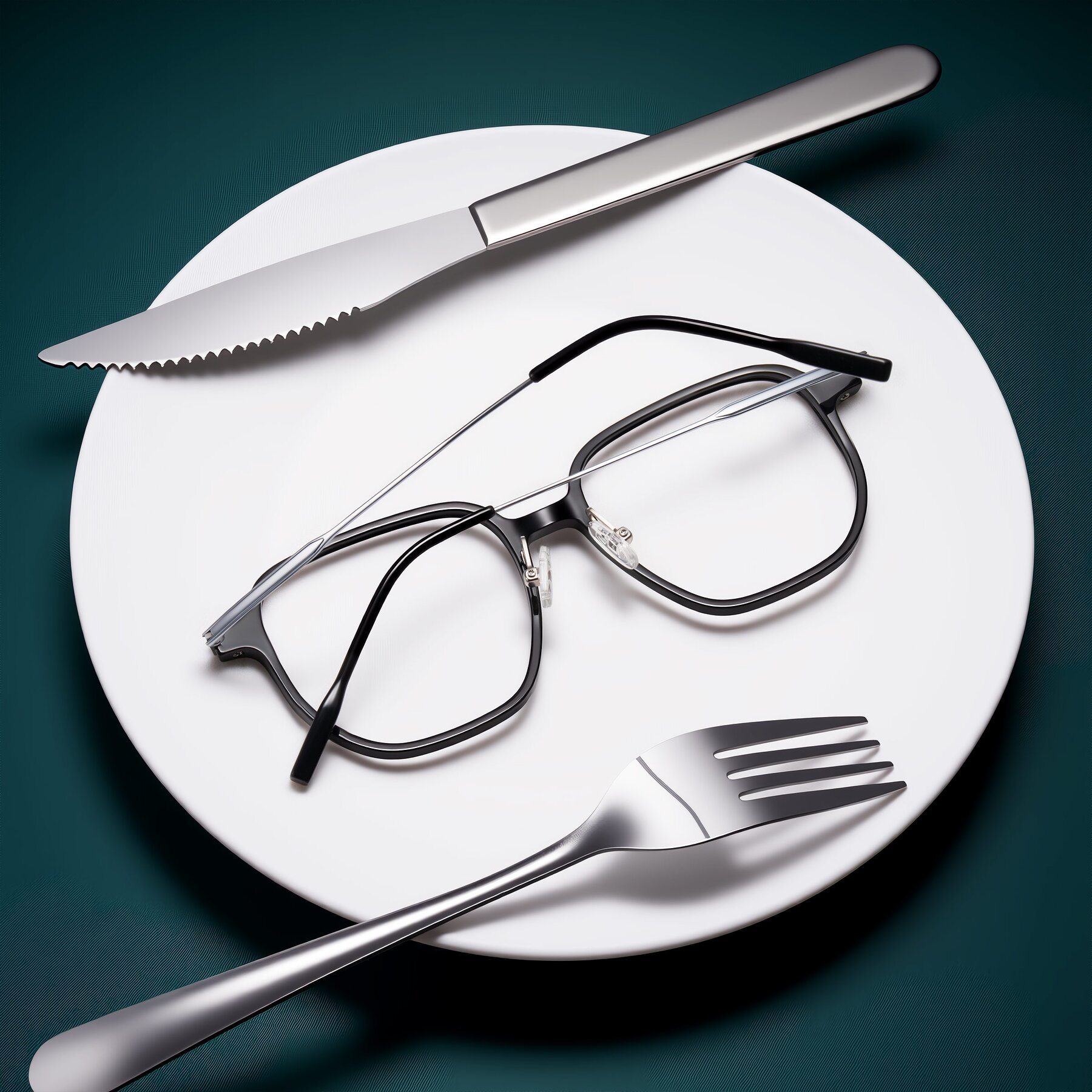 Lifestyle photography #2 of Tulsah in Black with Clear Eyeglass Lenses