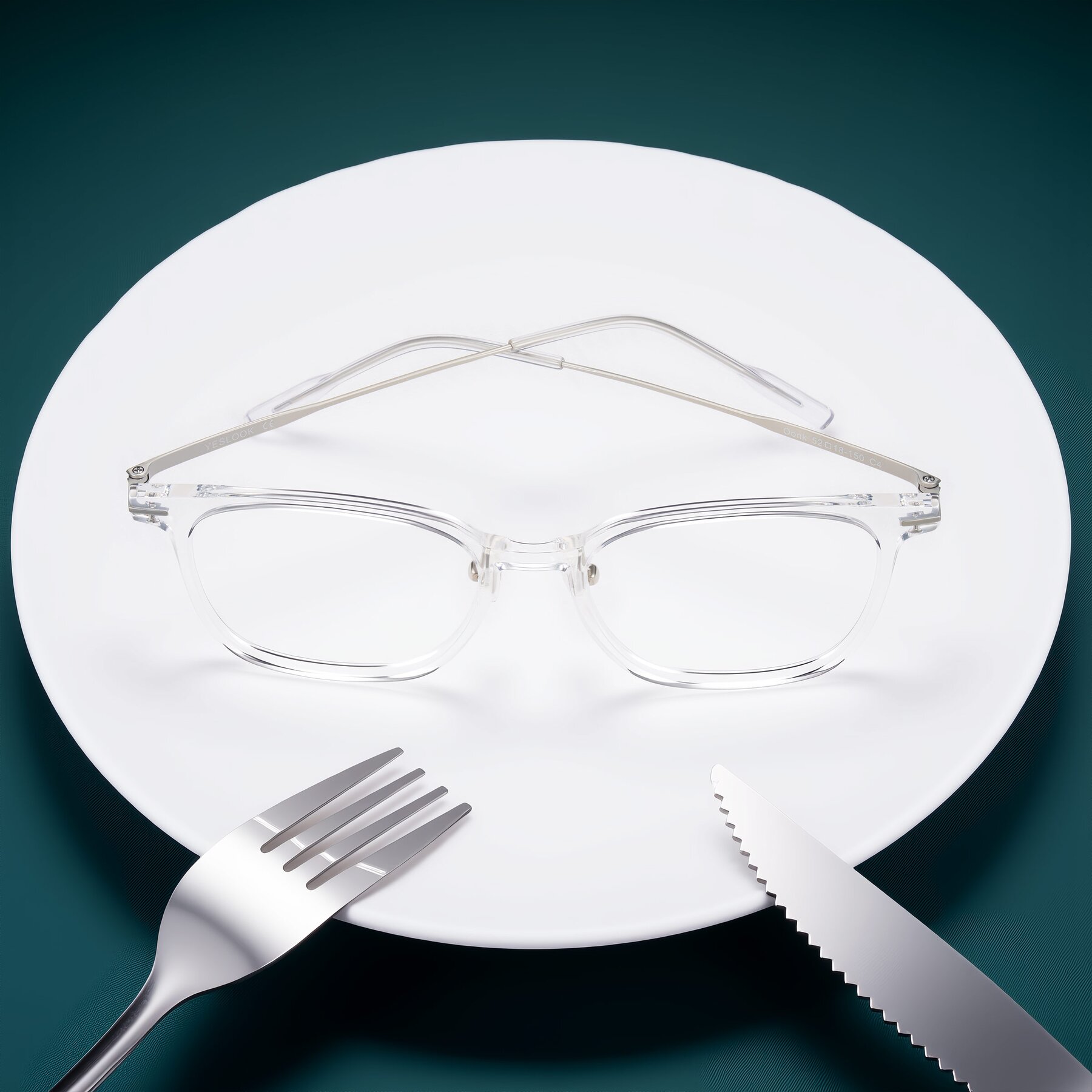 Lifestyle photography #1 of Oonk in Clear with Clear Eyeglass Lenses