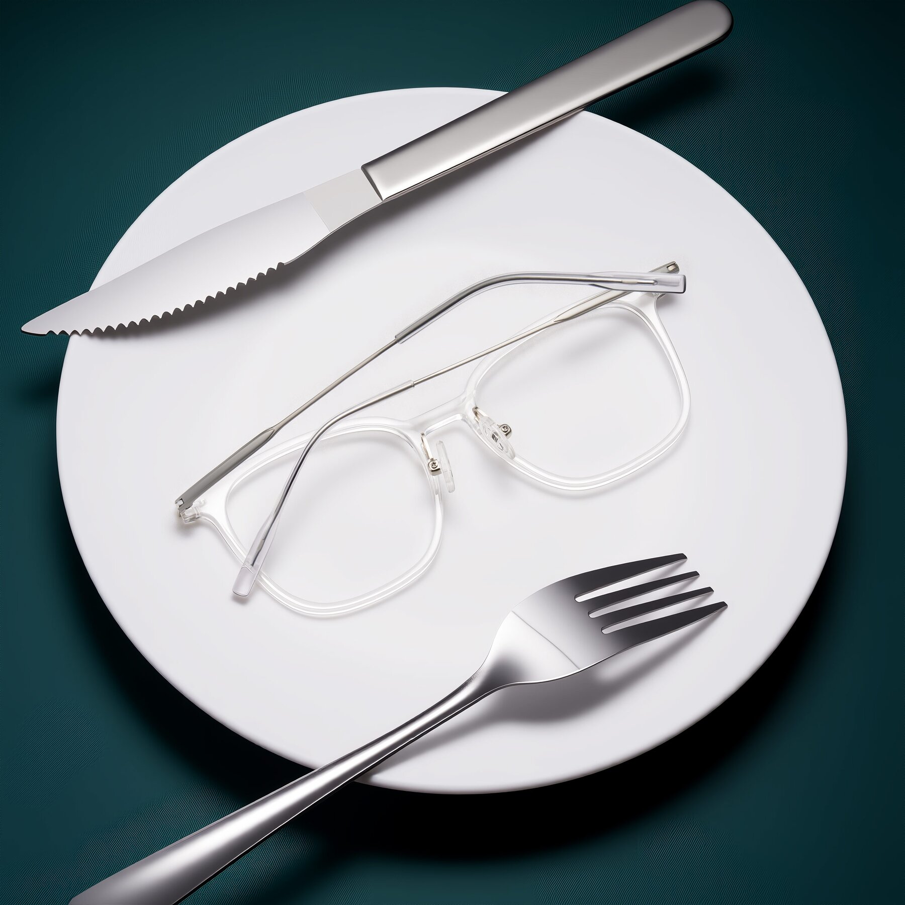 Lifestyle photography #2 of Oonk in Clear with Clear Eyeglass Lenses