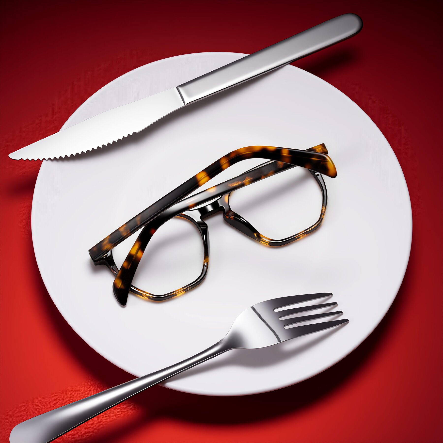 Lifestyle photography #1 of McKown in Tortise with Clear Reading Eyeglass Lenses