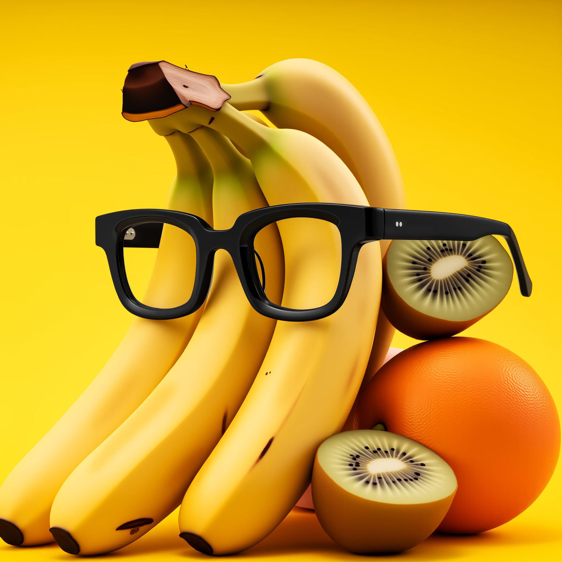Lifestyle photography #1 of Neza in Black with Clear Reading Eyeglass Lenses