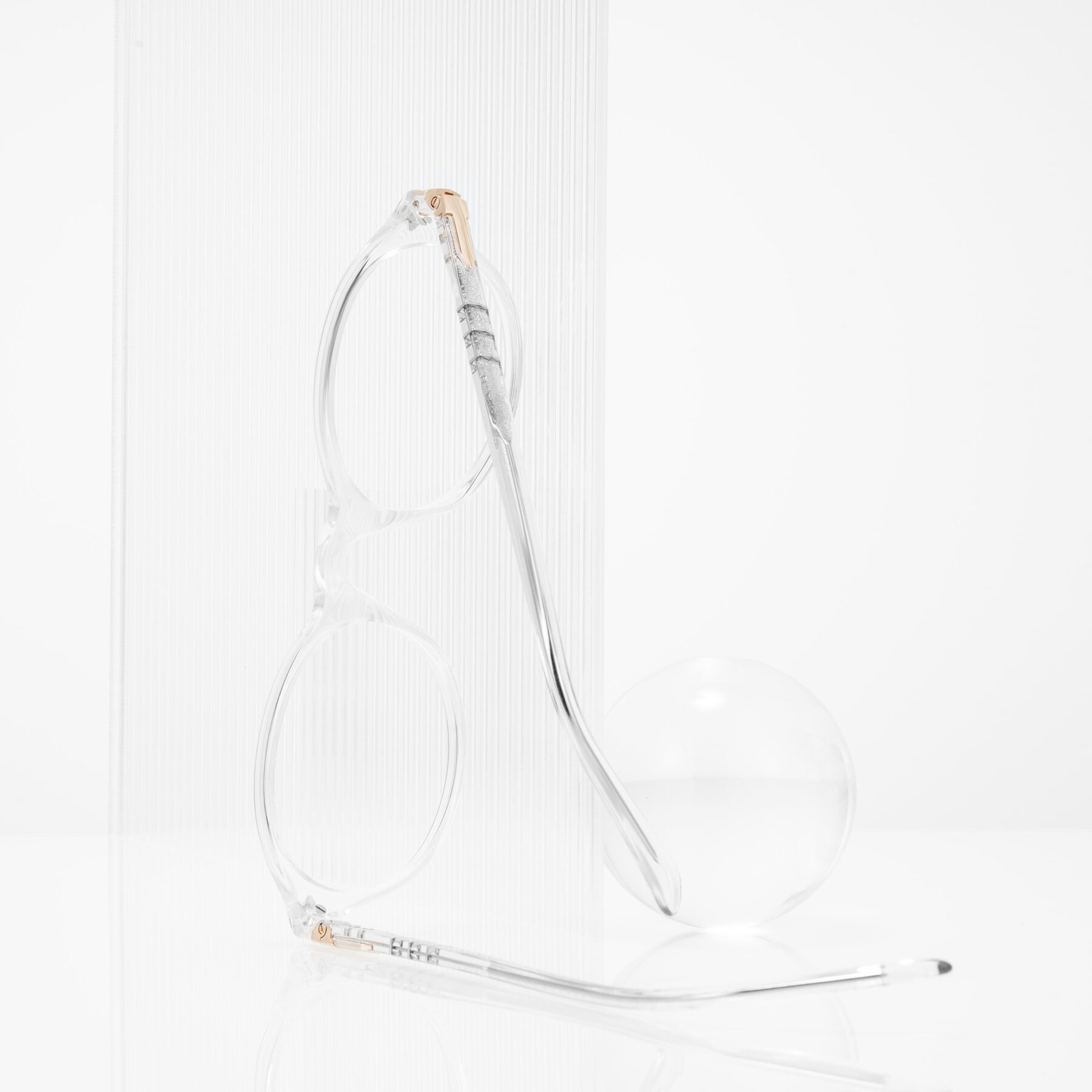 Lifestyle photography #1 of Sidriah in Clear with Clear Reading Eyeglass Lenses