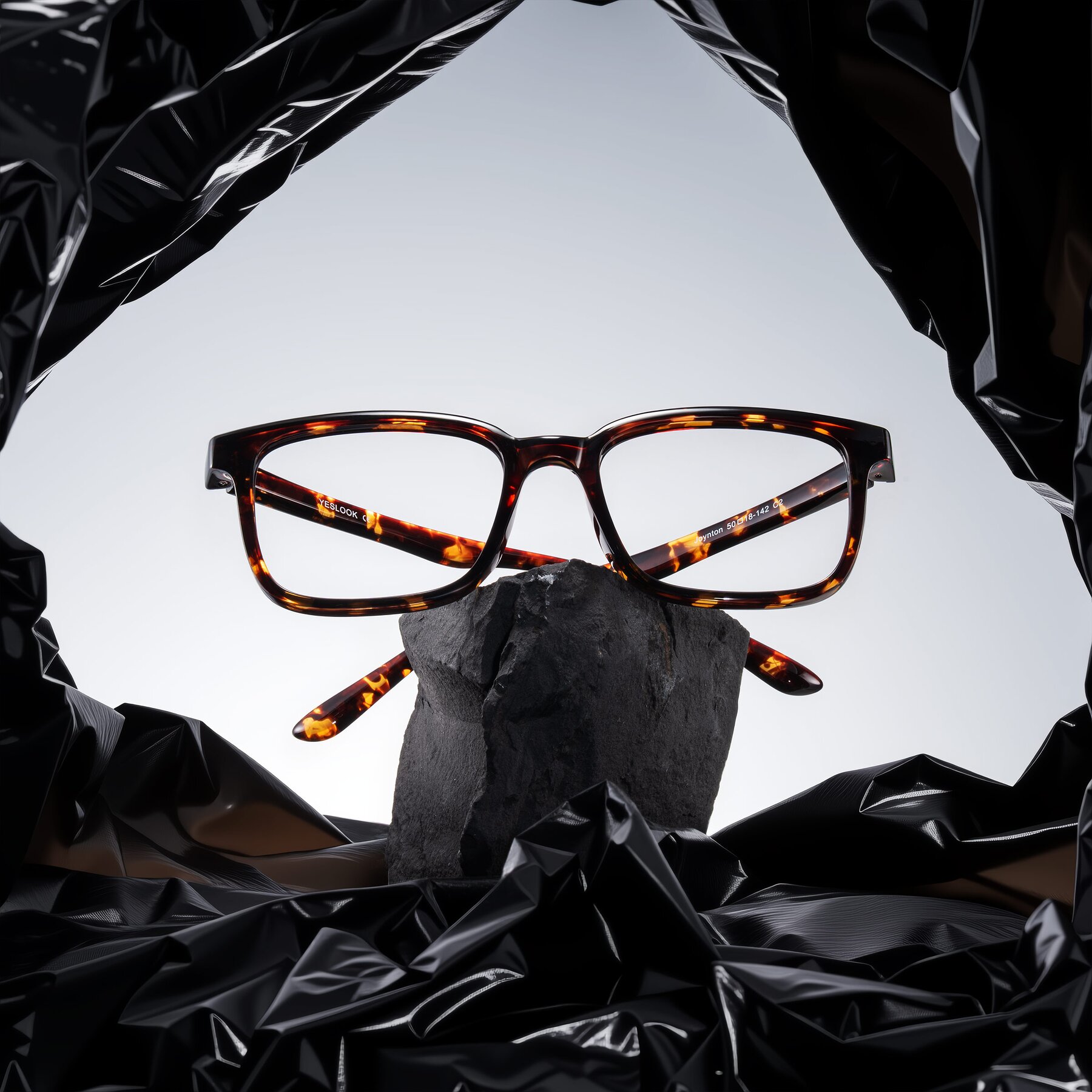 Lifestyle photography #1 of Joynton in Tortoise with Clear Eyeglass Lenses
