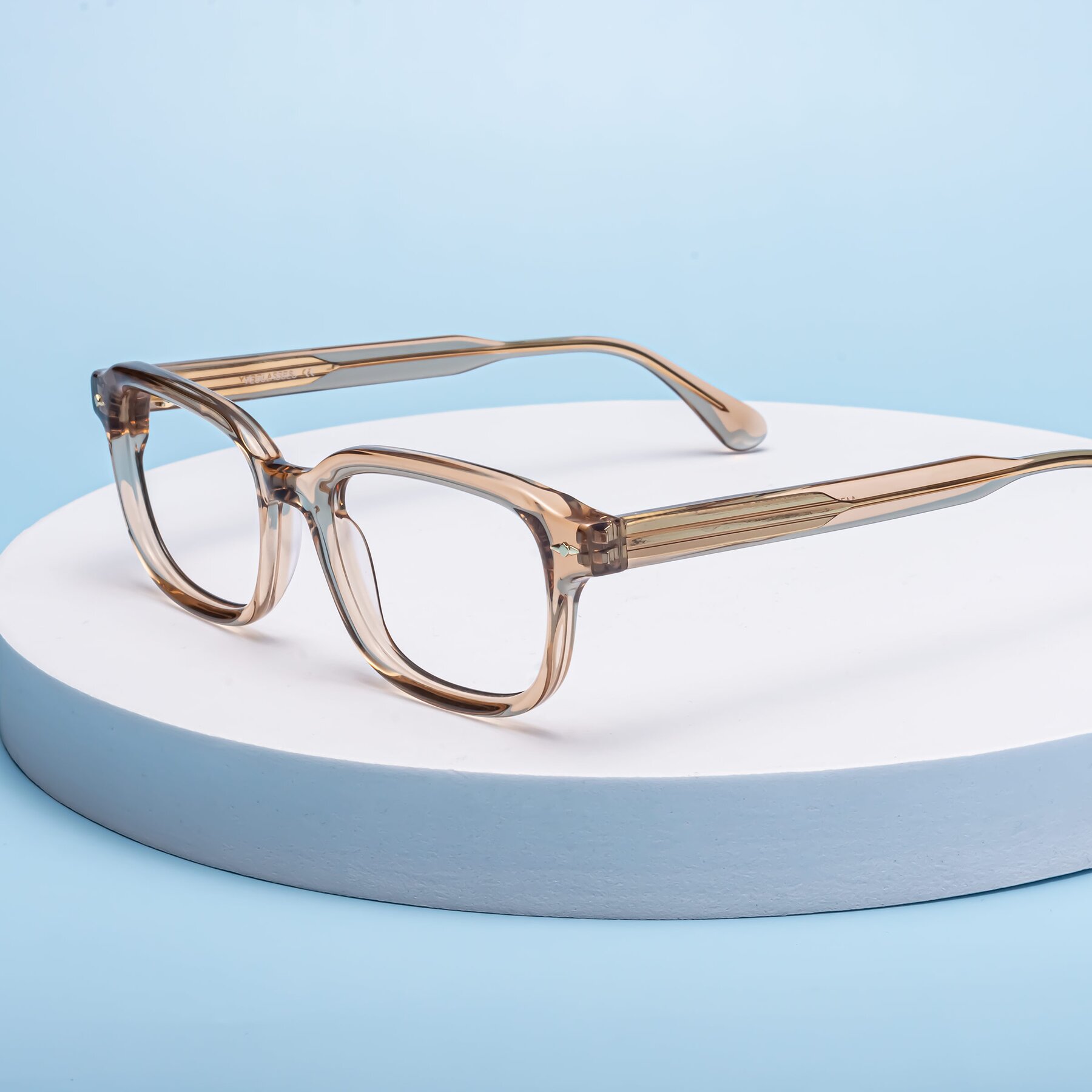 Lifestyle photography #1 of 1477 in Caramel with Clear Reading Eyeglass Lenses
