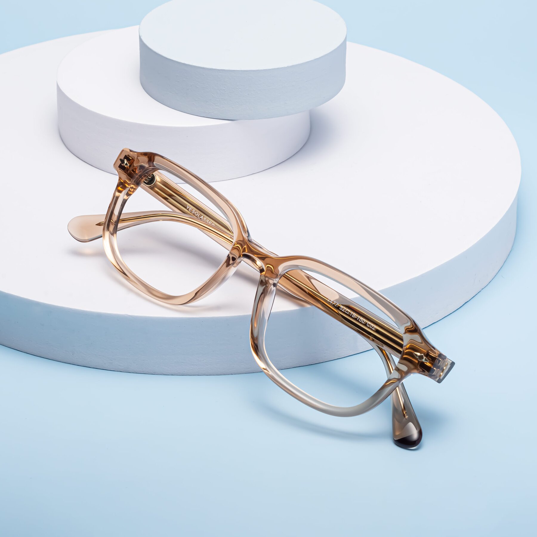 Lifestyle photography #2 of 1477 in Caramel with Clear Reading Eyeglass Lenses