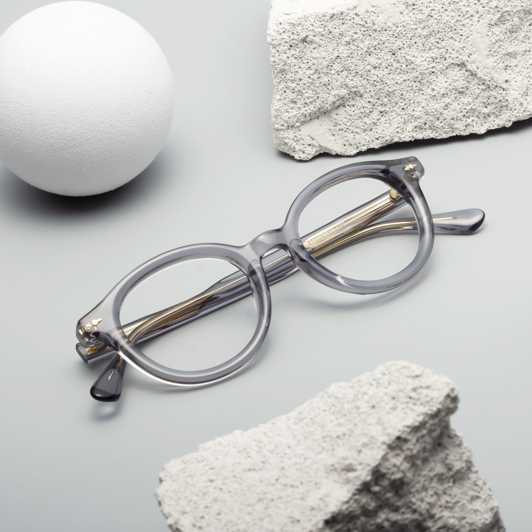 Lifestyle photography #1 of 1472 in Transparent Gray with Clear Eyeglass Lenses
