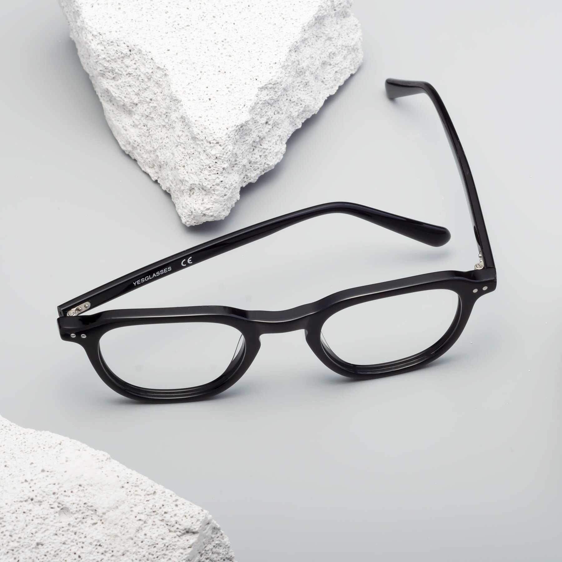 Lifestyle photography #2 of 1484 in Black with Clear Reading Eyeglass Lenses