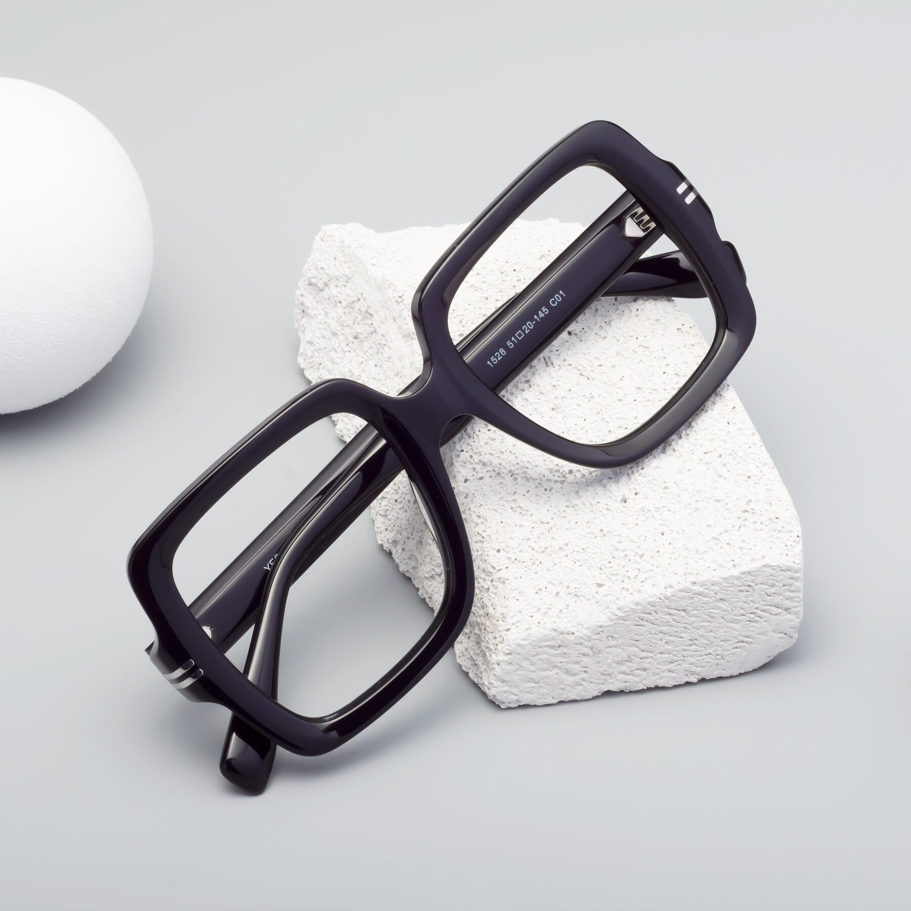 Lifestyle photography #1 of 1528 in Black with Clear Reading Eyeglass Lenses
