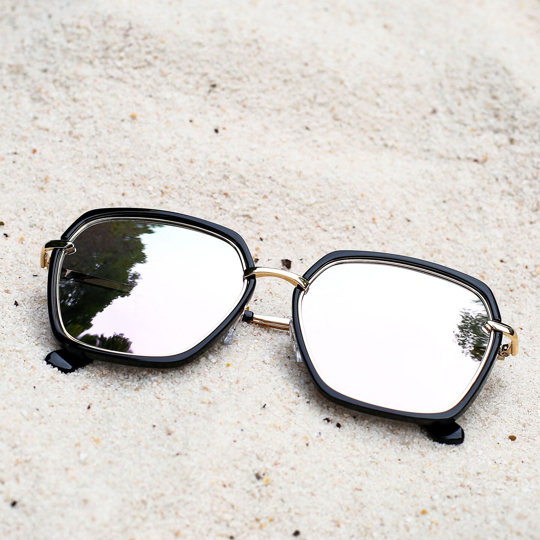 Lifestyle photography #1 of 5847 in Black-Gold with Pink Mirrored TAC Lenses