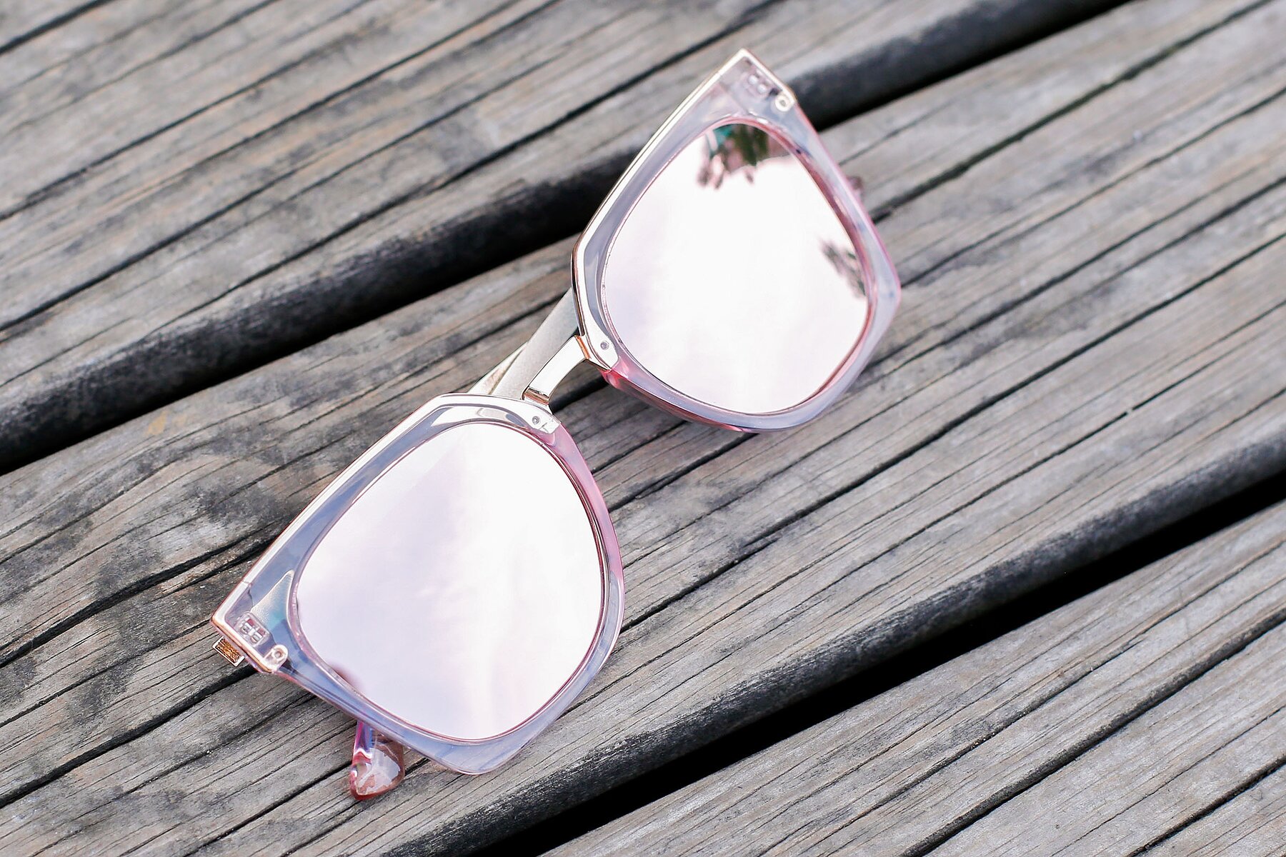 Women's lifestyle photography #1 of 2507 in Pink-Gold with Rose Gold Mirrored TAC Lenses