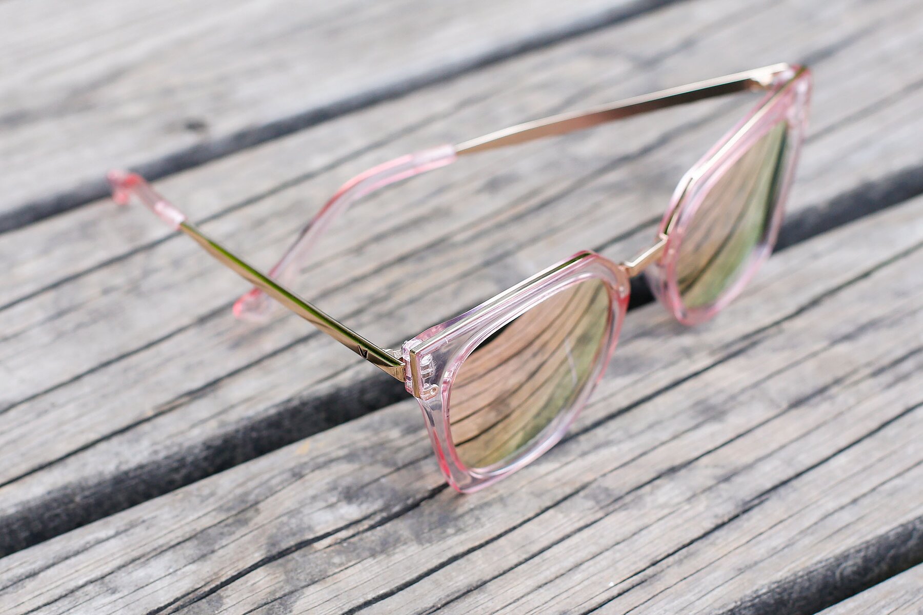 Women's lifestyle photography #2 of 2507 in Pink-Gold with Rose Gold Mirrored TAC Lenses