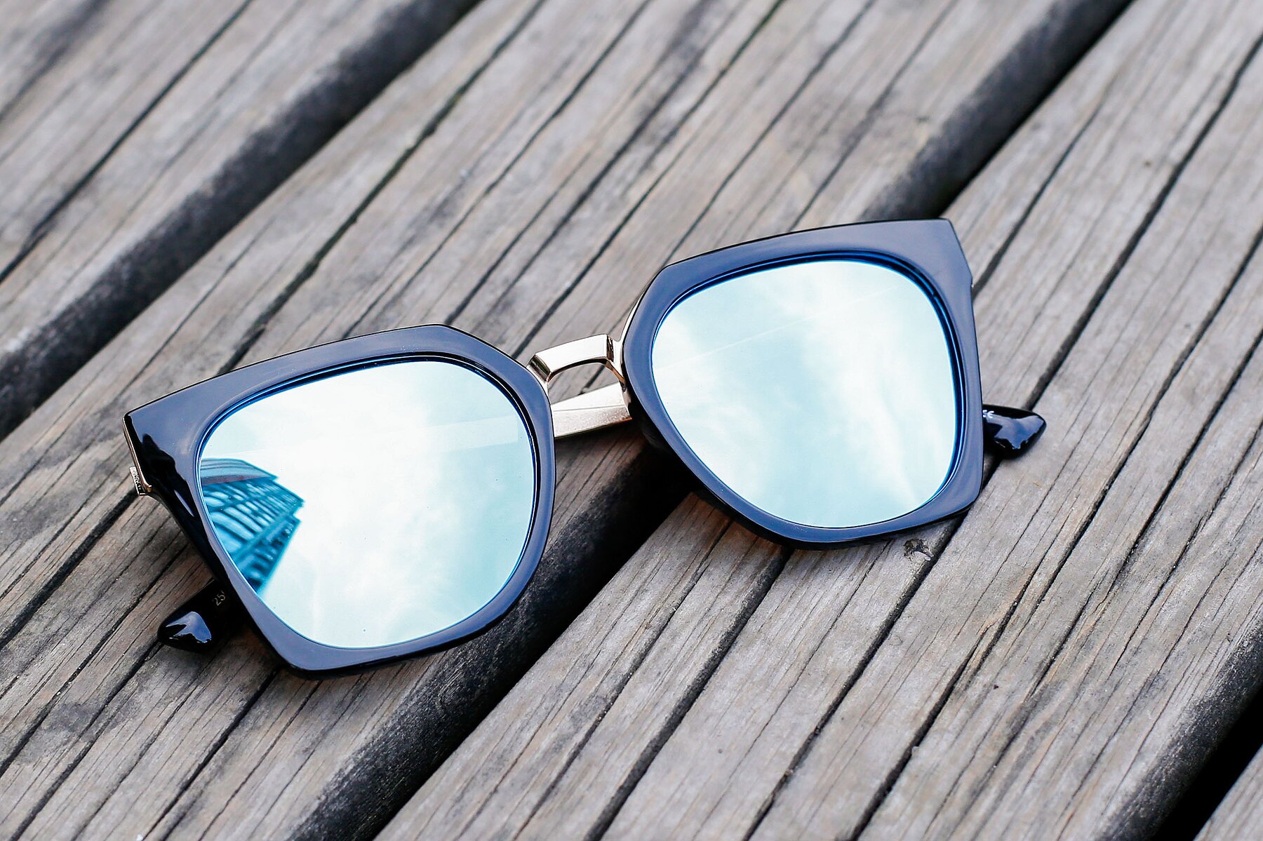 Lifestyle photography #1 of 2507 in Black-Gold with Blue Mirrored TAC Lenses