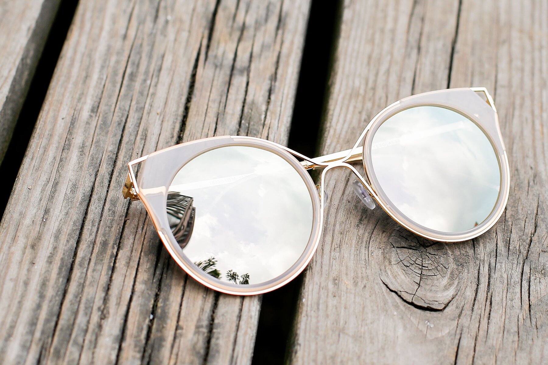 Women's lifestyle photography #1 of 1833 in Brown-Gold with Gold Mirrored TAC Lenses